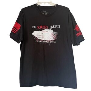 Grunt Style ASMDSS Knife Hand T-shirt Large Black
